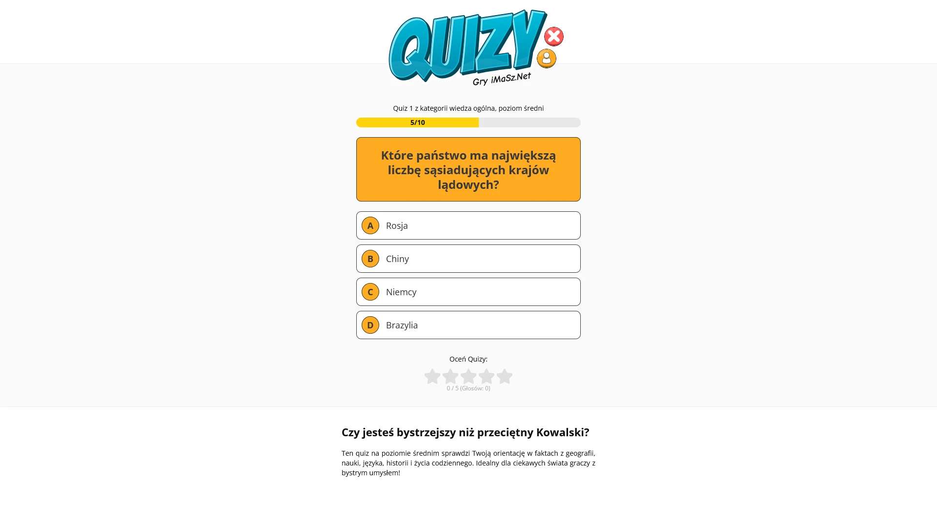 iMaSz Quizy - screenshot 1