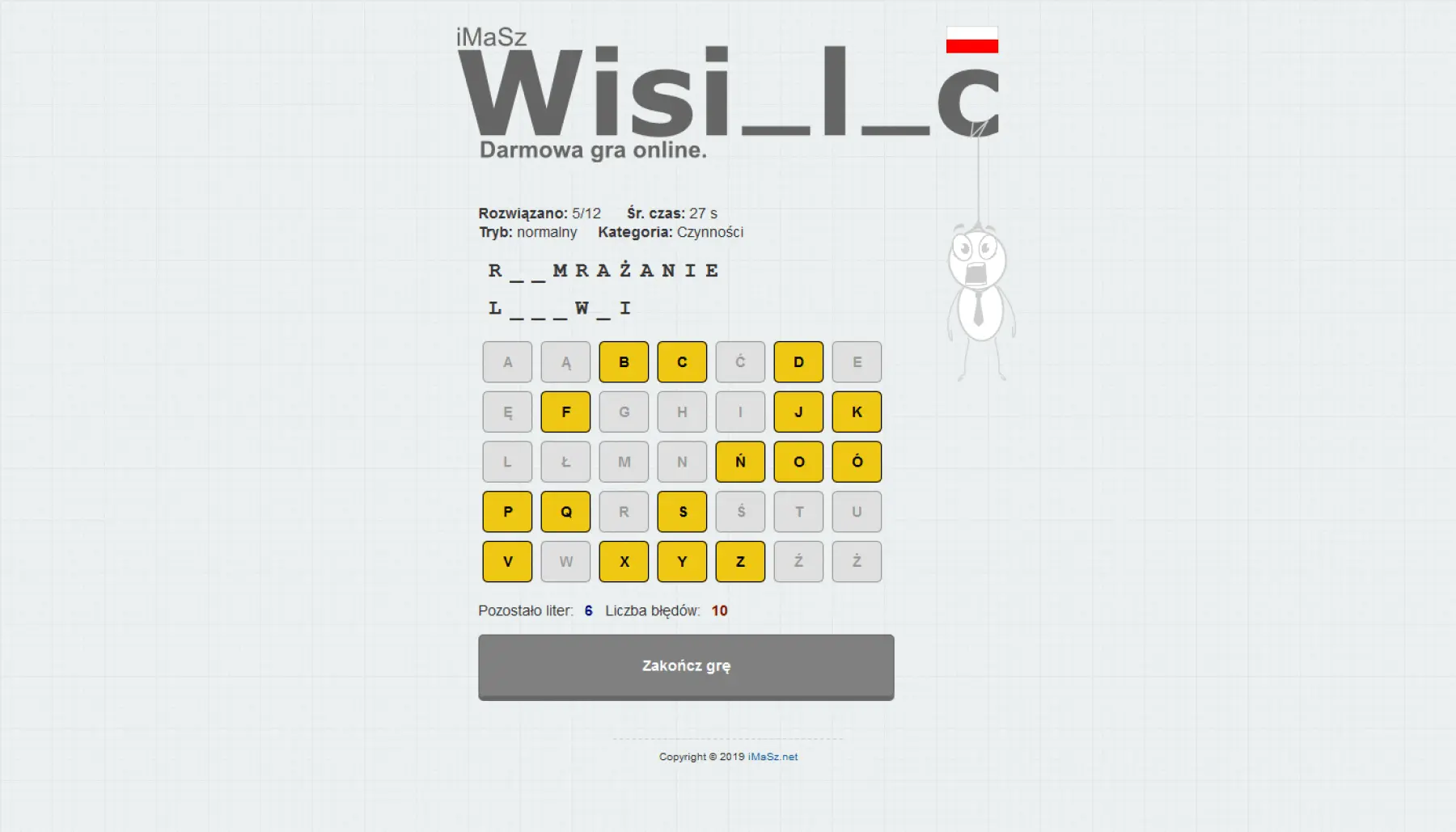 iMaSz Wisielec - screenshot 1